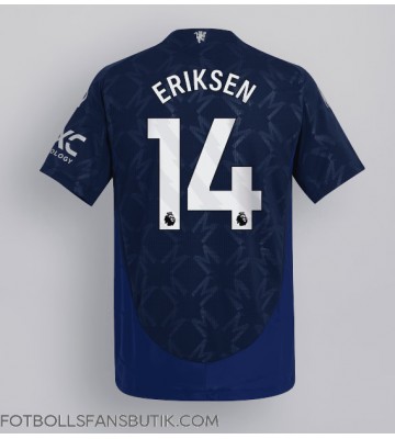 Manchester United Christian Eriksen #14 Replika Bortatröja 2024-25 Kortärmad